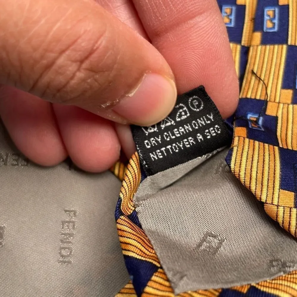 Fendi silk tie